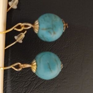 Turquoise Beaded Earrings